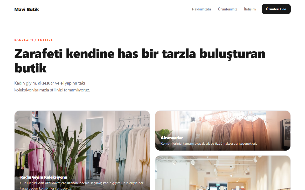 Ürün Vitrini